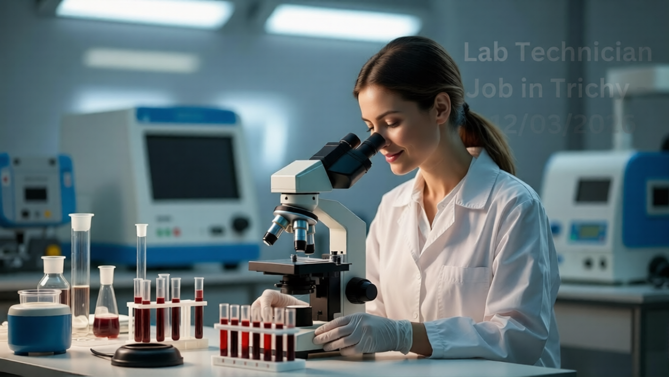 Medline Diagnostics Hiring Data Entry, Blood Sample Collection & Lab Technician – Trichy