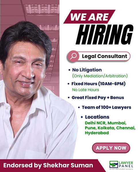 Legal Consultant Job – No Litigation – Mediation/Arbitration