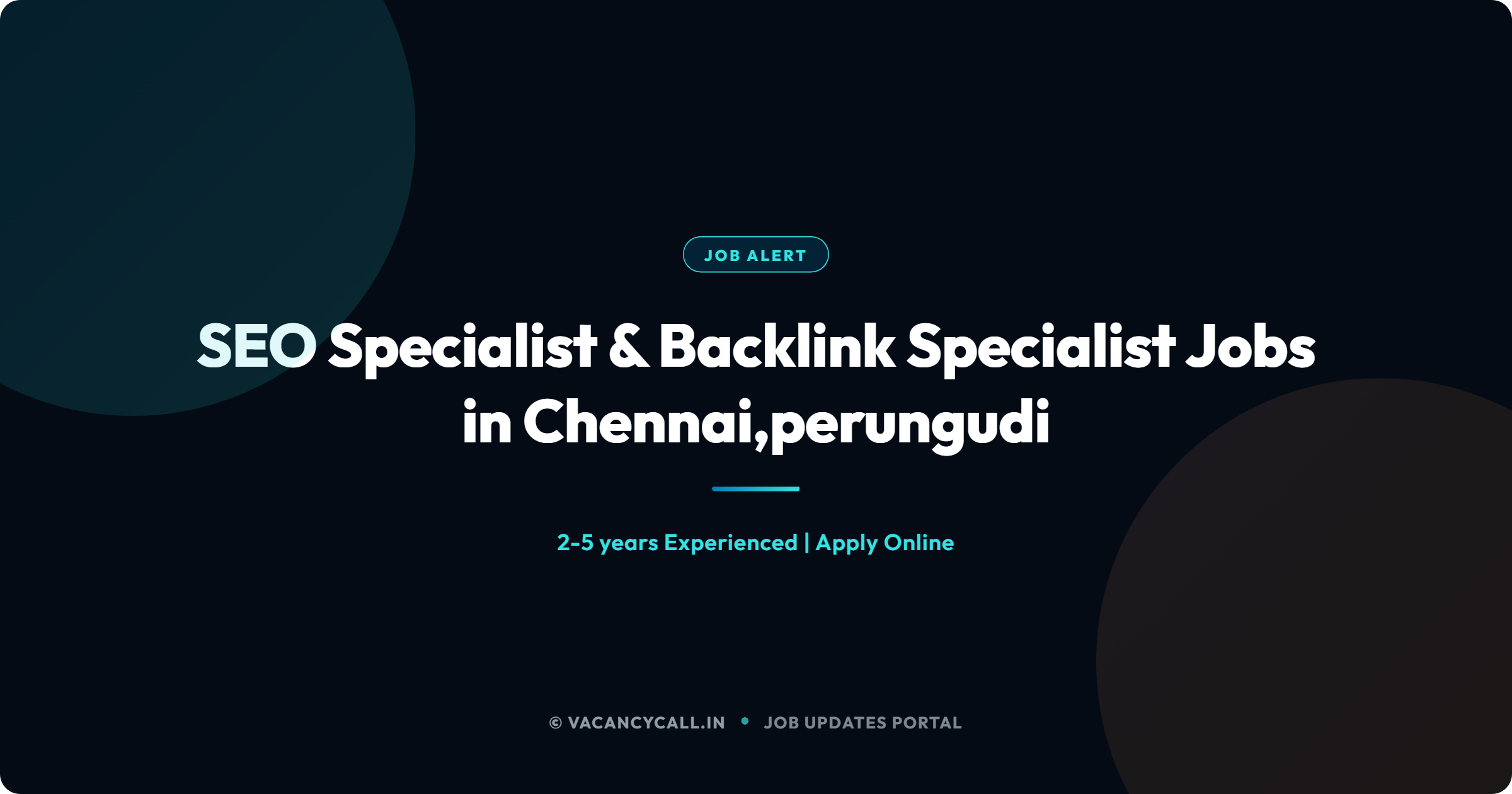 SEO Specialist & Backlink Specialist Jobs: Build Your Digital Marketing Career
