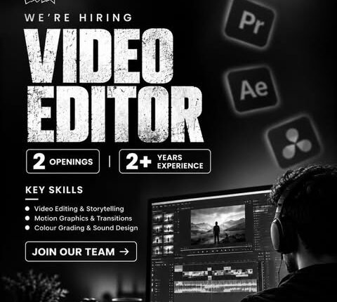 Video Editor Job in Coimbatore – South Cult (2 Openings)